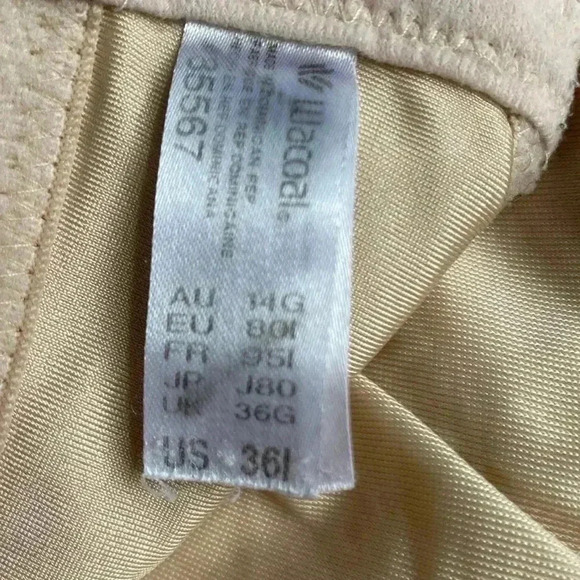 Wacoal Minimizer. Nude. Excellent coverage. Size 36I. Underwire. - Picture 5 of 5